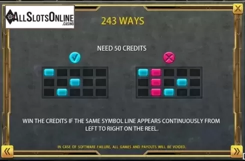 Paytable screen 3. Great Expectations from Iconic Gaming
