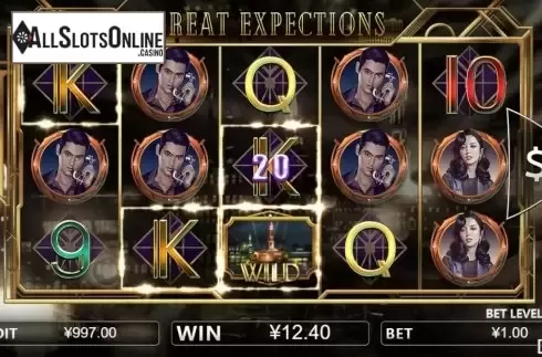 Win screen 2. Great Expectations from Iconic Gaming