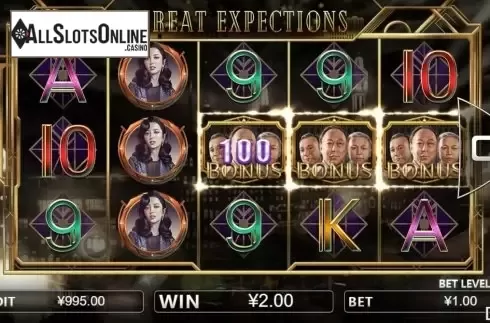 Win screen 1. Great Expectations from Iconic Gaming