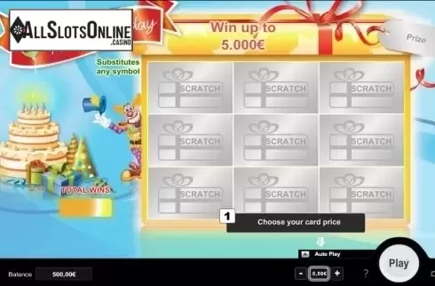 Place Bet. Happy Birthday (NeoGames) from NeoGames