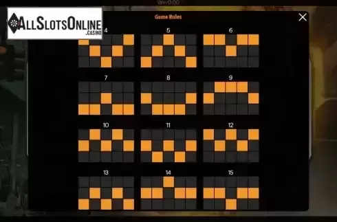 Pay Lines screen 2