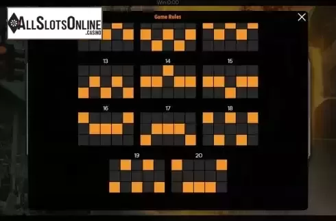 Pay Lines screen 3