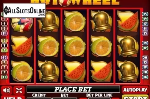 Reel Screen. Hot 7 Wheel from PlayPearls