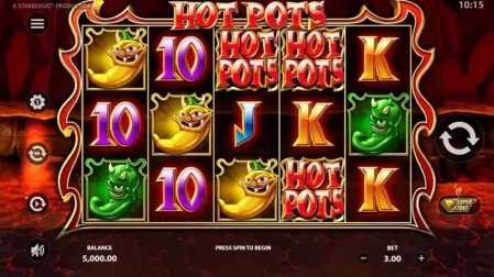 Hot Pots slot screenshot 1