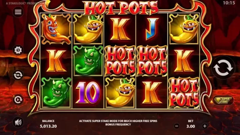 Hot Pots slot screenshot 2