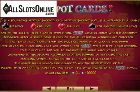 Screen5. Inca Gold II from EGT