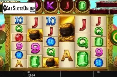 Reels screen. Irish Riches Megaways from Blueprint