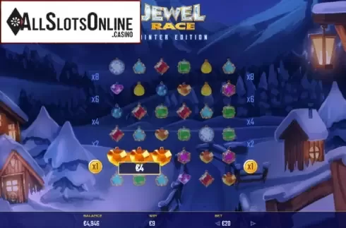 Win Screen. Jewel Race Winter Edition from Golden Hero