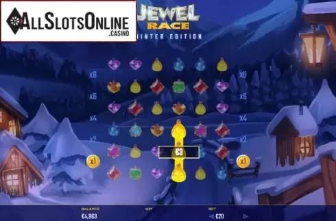 Win Screen. Jewel Race Winter Edition from Golden Hero