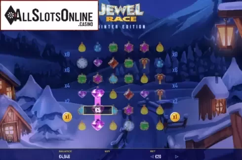Win Screen. Jewel Race Winter Edition from Golden Hero