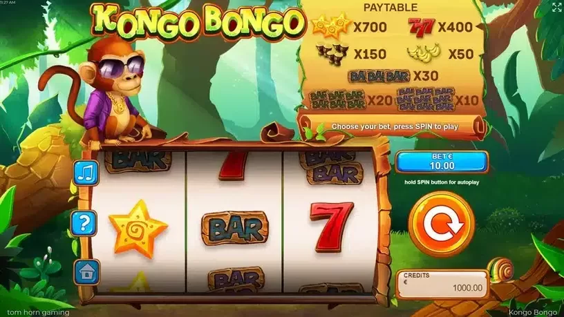 Kongo Bongo slot screenshot 1