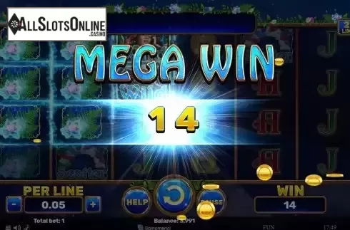 Mega Win screen