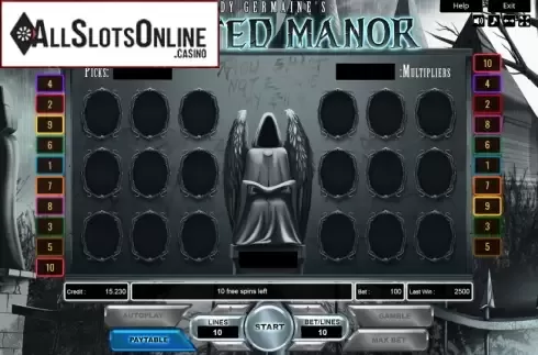 Bonus Game. Lady Germaines Haunted Manor from Platin Gaming