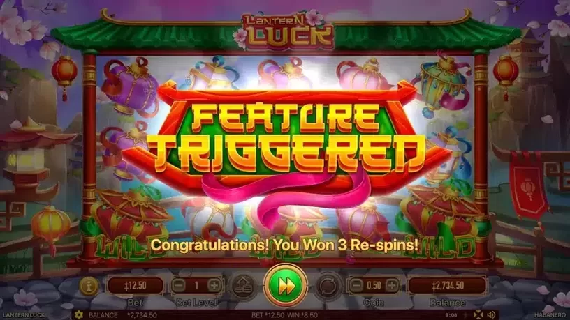 Lantern Luck slot screenshot 3