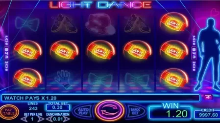 Light Dance slot screenshot 2