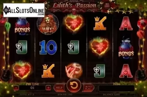 Reel Screen. Lilith's Passion Christmas Edition from Spinomenal