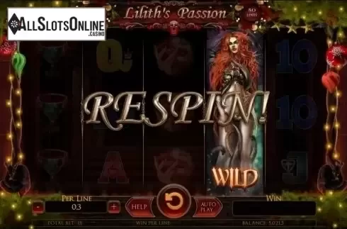 Respin. Lilith's Passion Christmas Edition from Spinomenal