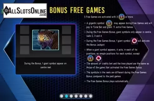 Free Games screen