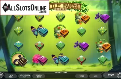 Reel Screen. Little Panda Dice from Endorphina