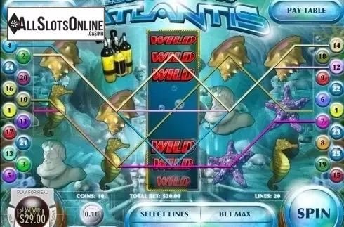 Screen7. Lost Secret of Atlantis from Rival Gaming