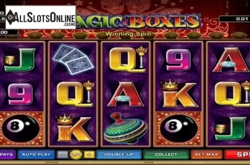 Screen 4. Magic Boxes from Microgaming