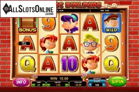 Screen7. Magic Building from Leander Games