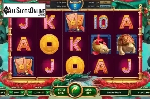 Reel Screen. Magic Dradons from NetGame