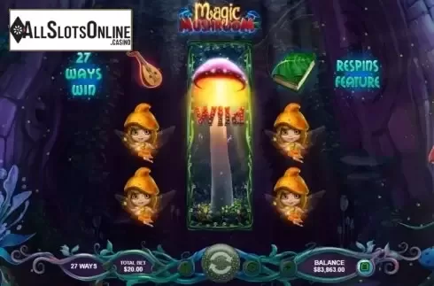 Reel Screen. Magic Mushroom from RTG