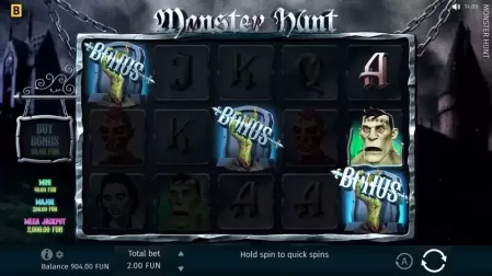Monster Hunt slot screenshot 2