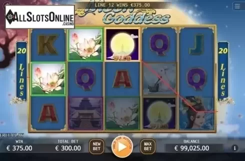 Win Screen 2. Moon Goddess from KA Gaming