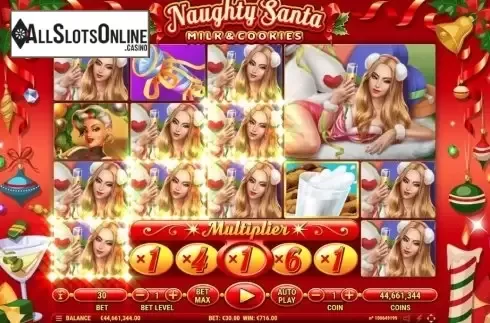 Win Screen 1. Naughty Santa from Habanero