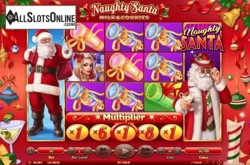 Reel Screen 1. Naughty Santa from Habanero