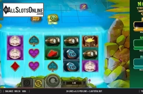 Reel Screen. Nessie's Treasure Mega Drop Quest from Red7
