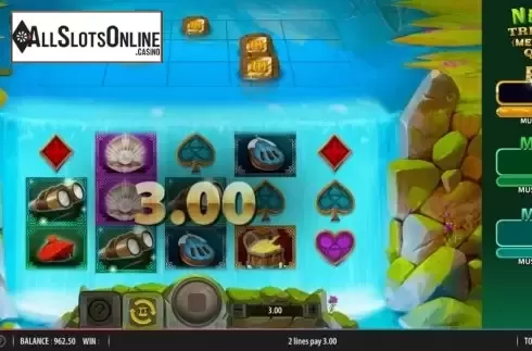 Win Screen 2. Nessie's Treasure Mega Drop Quest from Red7