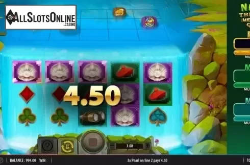 Win Screen 1. Nessie's Treasure Mega Drop Quest from Red7