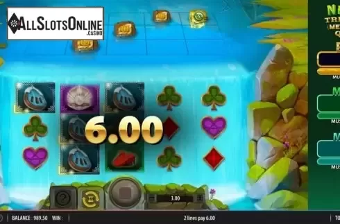 Win Screen 3. Nessie's Treasure Mega Drop Quest from Red7