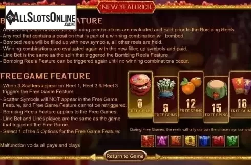 Features. New Year Rich from SimplePlay