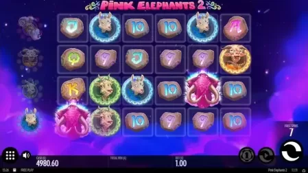 Pink Elephants 2 slot screenshot 2