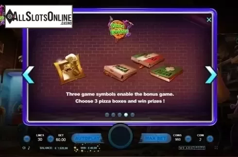 Features 2. Pizza Invaders from We Are Casino
