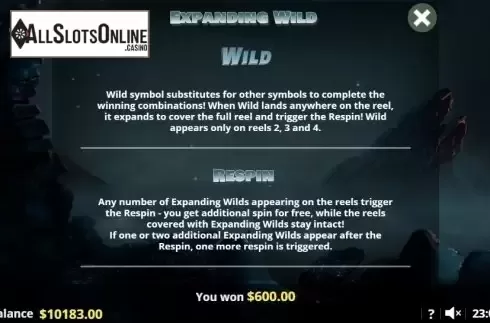 Paytable 2. Quartz SiO2 from Lady Luck Games