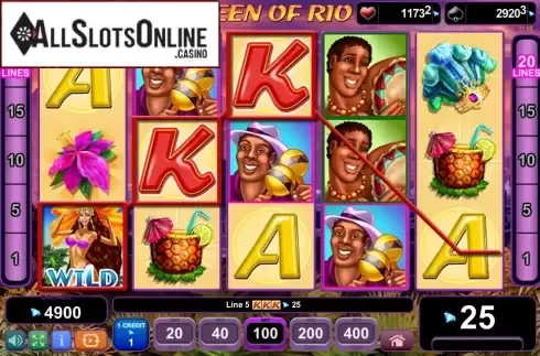 Screen8. Queen of Rio from EGT