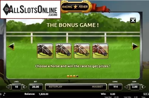 Features 2. Racing Fever from We Are Casino