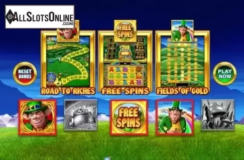 Intro screen. Rainbow Riches Pick'n'Mix from Barcrest