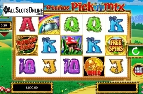 Game workflow 2. Rainbow Riches Pick'n'Mix from Barcrest