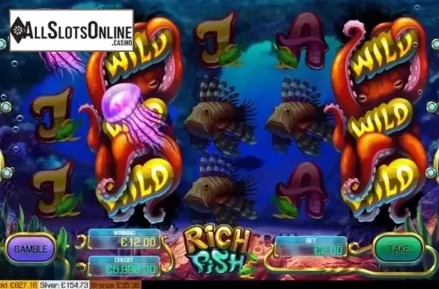 Win screen 1. Rich Fish from Apollo Games