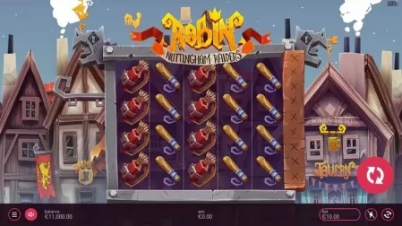 Robin – Nottingham Raiders slot screenshot 1