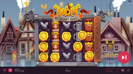 Robin – Nottingham Raiders slot screenshot 2
