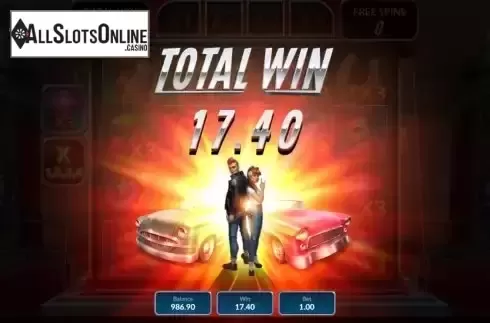 Win Bonus Game screen