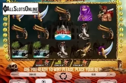 Reel screen. Sahara's Dreams from Fugaso