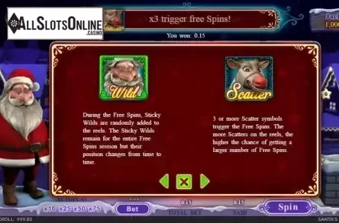 Special symbols screen